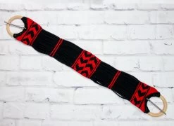 36" Cincho Algodon Negro Tradicional Black Traditional Horse Cinch