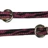 Western Hair On Pink Zebra Print Ladies Spur Strap -Western Harness Shop image 1010
