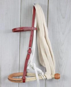 Horse Hackamore Breaking Mecate Rope Bosal Training