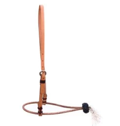 Single Rope Noseband With Leather Headstall
