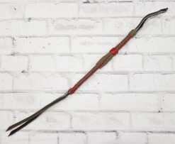 Leather Quirt Genuine Western Whip Red/Brown