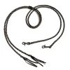 7 Ft Western Brown Leather Braided Split Reins Scissor Snap Ends -Western Harness Shop image 1038