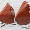 Western Saddle Leather Tapaderos Stirrups Hand Braided Smooth -Western Harness Shop image 1040