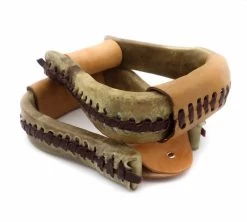 Rawhide Bell Bottom Western Stirrups