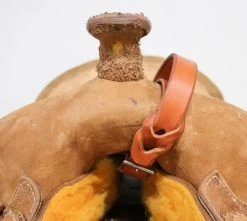 Horse Safety Chestnut Leather Night Latch Handle -Western Harness Shop image 1057