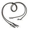 8 Foot Western Leather Brown Braided Split Reins -Western Harness Shop image 1064