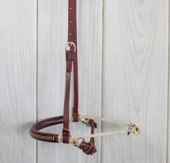 Western Cavesson Horse Double Rope Caveson Noseband