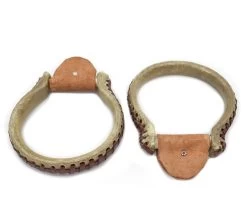 Oxbow Round Rawhide Western Stirrups Saddle Stirrups -Western Harness Shop image 1070