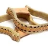 1” Flat Bottom Rawhide Oxbow Western Saddle Stirrups