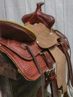 10" High Back Kids Youth Western Rodeo Leather Saddle -Western Harness Shop image 1096