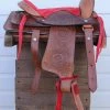 10" Red Seat Pony Horse Saddle Kids Cowboy Cowgirl Leather Western Saddle -Western Harness Shop image 1121