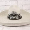 Charro MX 55 Sombrero Crema Hueso USA 6 7/8 -Western Harness Shop image 113