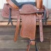 12" Kid Pleasure Western Saddle Brown Leather Mini Pony Saddle -Western Harness Shop image 1151