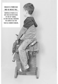 10" TAN Pony Horse Saddle Kids Cowboy Cowgirl Pleasure Leather Tan Western Saddle -Western Harness Shop image 1179