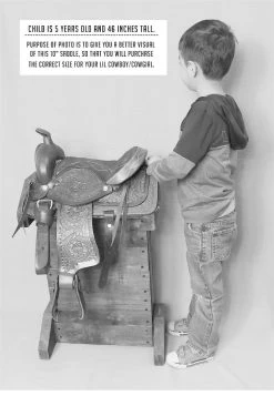 10" TAN Pony Horse Saddle Kids Cowboy Cowgirl Pleasure Leather Tan Western Saddle -Western Harness Shop image 1180