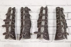 Dark Brown Protectores Para Caballos Horse Leg Boots