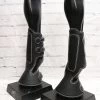 Canilleras Charro Horse Black Boots Horse Protectors -Western Harness Shop image 1203