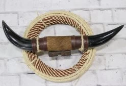 Hair Hide Mini Decor Steer Bull Horn