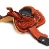 2" Miniature Western Saddle Leather Decor Saddle Cowboy Cowgirl Toy -Western Harness Shop image 1214