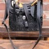 Charro Fuste Saddle Purse Leather Black Bolso -Western Harness Shop image 123