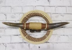 Hair Hide Western Mini Cowboy Decor Steer Bull Horn