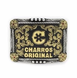 Charros Original Hebilla Charra Engraved Custom Buckle