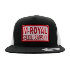 M-Royal Saddle Company Black Trucker Hat Cachucha