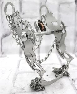 5 1/2" Freno Charro Acero Inoxidable Cobre Horse Charro Bit