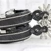 Charro Espuelas Charcoal Doble Torsal Spurs -Western Harness Shop image 205