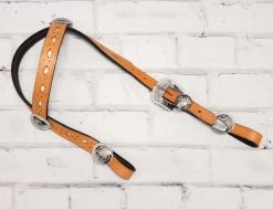 Miel Fina Cabezada Con Herrajes De Acero Inoxidable