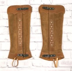 Charro Cafe Polainas Gamuza Largas Diseno Elegante