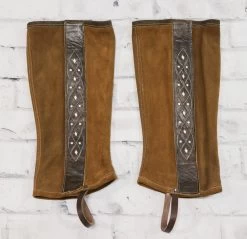Charras Polainas Brown Charros (M) Suede Chaps