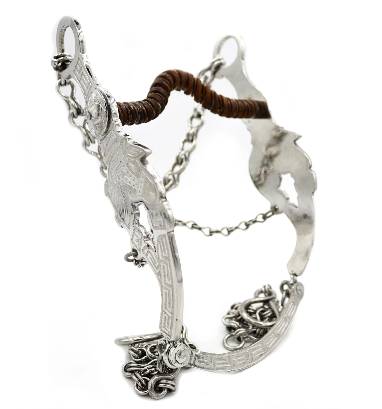 5 1/4" Freno Charro Acero Inoxidable Horse Stainless Steel Bit 3 5 1/4" Freno Charro Acero Inoxidable Horse Stainless Steel Bit