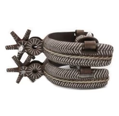 Espuelas Charras Mill Rayas Rusticas Mexican Spurs