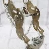 5 1/2" Freno Dorado Charro Caballo Diseno Horse Bit