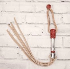 Charro Red Horse Hoover Quirt Cuarta De Aluminio Design