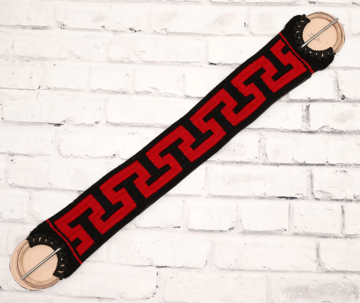 39" Cincho Cotton Black Horse Braided Cinch 3 39" Cincho Cotton Black Horse Braided Cinch