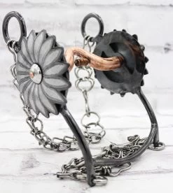 5 1/4" Freno Charro Bocado Horse Black Bit