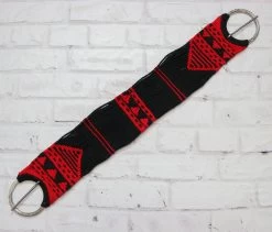 37" Black Cincho Stainless Steel Buckles Charro Horse Cinch