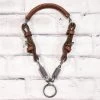 Tan Charro Bosal De Tijeras Leather Training Bosal