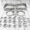 Juego De Herrajes De Aluminio Para Montura Charra Charro Saddle