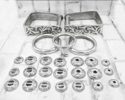 Juego De Herrajes De Aluminio Para Montura Charra Charro Saddle