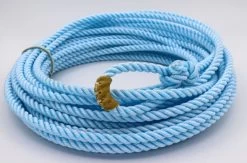 50 Ft Poly-Nylon (Soga) 10mm Plomo Light Blue Lasso Rope