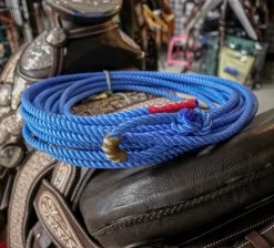 60 FT Blue Soga De Plomo 10mm Poly-Nylon Rope Lasso -Western Harness Shop image 326
