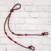Riendas Charras Red Black Horse Riding Charro Reins -Western Harness Shop image 329