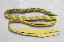 Yellow Barbiquejo Charro De Gamuza Sombrero Charro