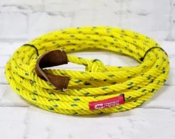 39 Ft Yellow/Azul Soga De Plastico Charro Trick Rope