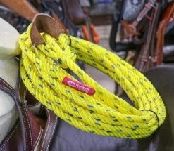 39 Ft Yellow/Azul Soga De Plastico Charro Trick Rope -Western Harness Shop image 342