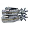Charro Espuelas Charras Acero Azul Mexican Blue Spurs -Western Harness Shop image 364