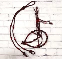 Cabresto Charro Bosal Rojo Cotton Bosal Set